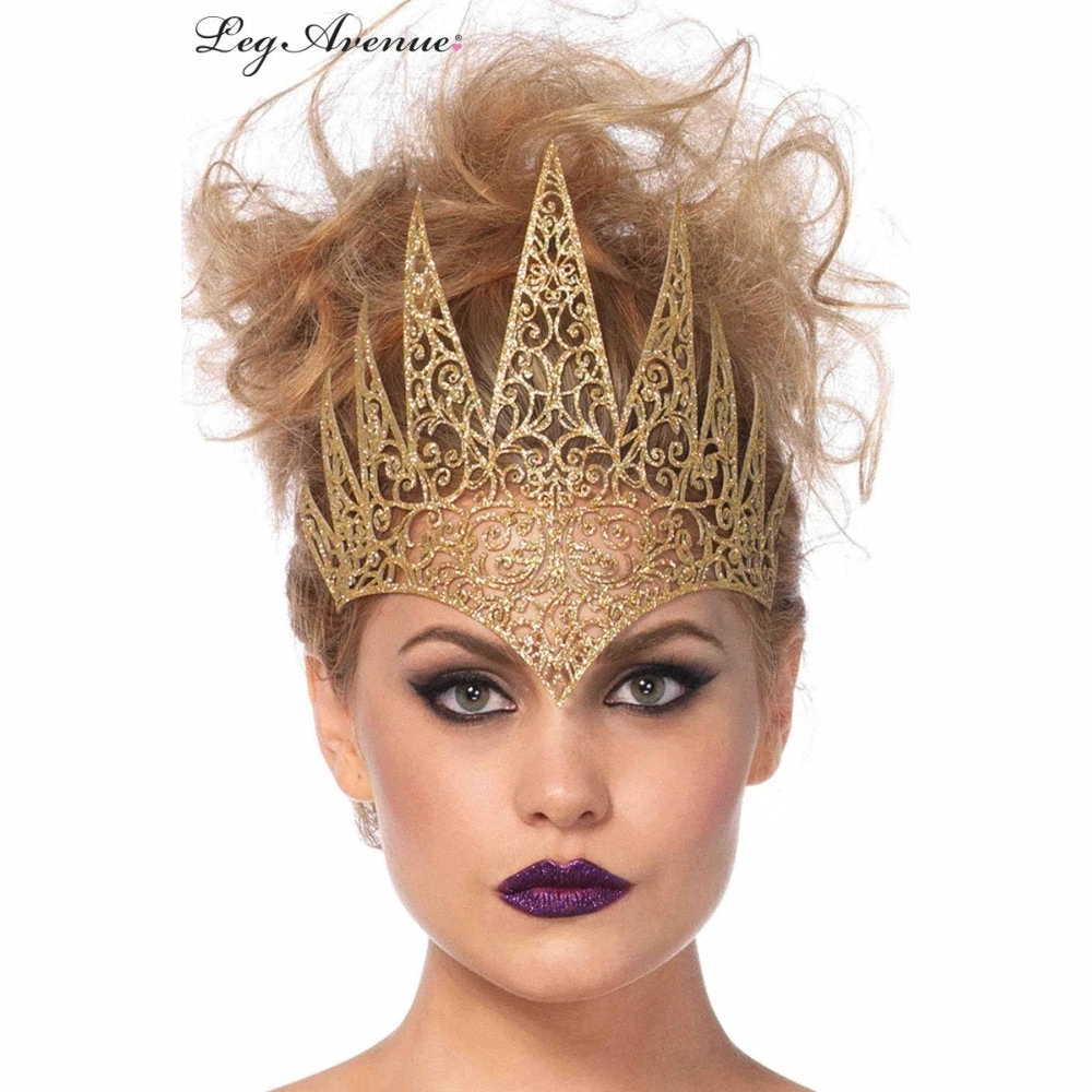 Tomfoolery Royal Crown In Gold Glitter 3 Tomfoolery Royal Crown In Gold Glitter