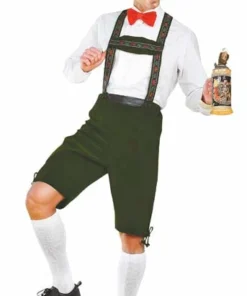 Tomfoolery Mensc Rudolph Green Lederhosen Oktoberfest Costume