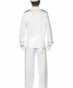 Smiffys Sailor Captain Deluxe Costume 1980's 7 Smiffys Sailor Captain Deluxe Costume 1980's