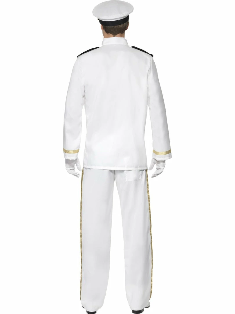 Smiffys Sailor Captain Deluxe Costume 1980's 5 Smiffys Sailor Captain Deluxe Costume 1980's