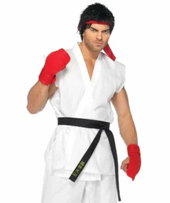 Tomfoolery Street Fighter Ryu Mens Costume - Leg Avenue Mensc
