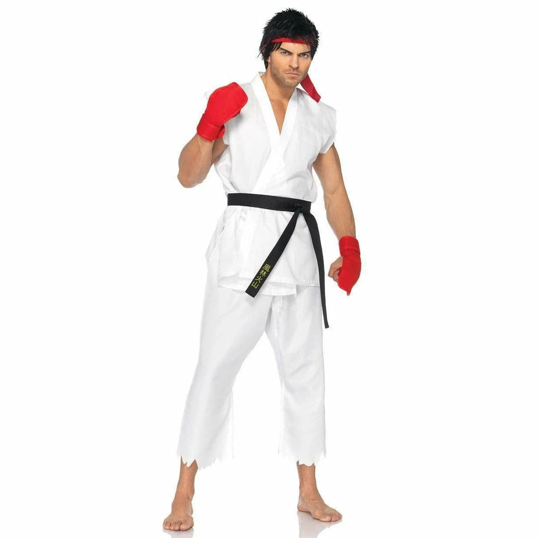 Tomfoolery Street Fighter Ryu Mens Costume - Leg Avenue Mensc 3 Tomfoolery Street Fighter Ryu Mens Costume - Leg Avenue Mensc