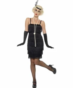 Smiffys Short Black Flapper