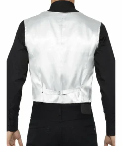 Smiffys Silver Sequin Waistcoat Mensc