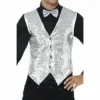 Smiffys Silver Sequin Waistcoat Mensc