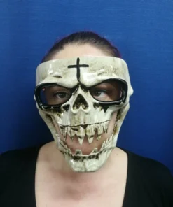 Tomfoolery Accessoriesc Skull Horror Cross Mask Adult