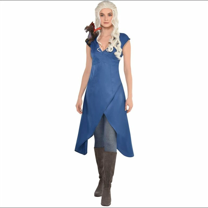Amscan Slate Blue Medieval Dress Medieval & Historical 3 Amscan Slate Blue Medieval Dress Medieval & Historical