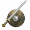 Smiffys Small Shield And Sword Weapon Set Weapons & Armour