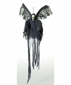 Tomfoolery Small Flying Skull Halloween Prop