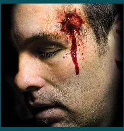 Carnival Products Accessoriesc Tinsley FX Temp Tattoo - Shot And Stabbed