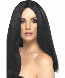 Smiffys Star Style Wig (Black)