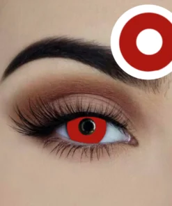 Swedia's Starry Eyed Yearly Contact Lenses-Vampire Red Accessoriesc