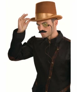 Forum Novelties Steampunk Brown Bell Topper Hat