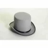 Forum Novelties Hats & Headwear Stovepipe Tall Top Hat-Grey