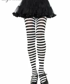 Tomfoolery Striped Tights - Asst Colors - Leg Avenue Accessoriesc