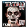 Carnival Products Accessoriesc Tinsley FX Full Face Temp Tattoo - Sugar Man