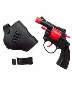 Jack In The Box Super Cap Gun - Black & Red