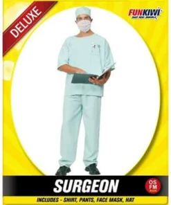 Allen Trading Surgeon Scrubs Adult Costume - Fun Kiwi Mensc