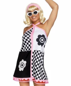Tomfoolery Ladiesc Swinging 60s Sweetie Costume By Leg Avenue