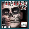 Carnival Products Tinsley FX Full Face Temp Tattoo - Skull Accessoriesc