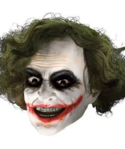 Rubie's Deerfield The Joker 3/4 Mask With Hair - Adult