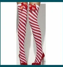 Smiffys Accessoriesc Candy Cane Hold Ups