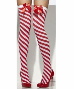 Smiffys Accessoriesc Candy Cane Hold Ups