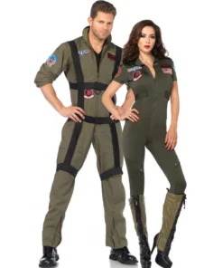 Tomfoolery Top Gun Flight Catsuit - Ladies By Leg Avenue