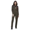 Smiffys Ladiesc Top Gun Ladies Costume In Khaki- Smiffy's