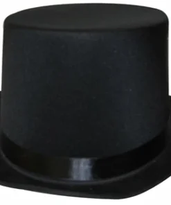 Swedia's Top Hat - Black Satin