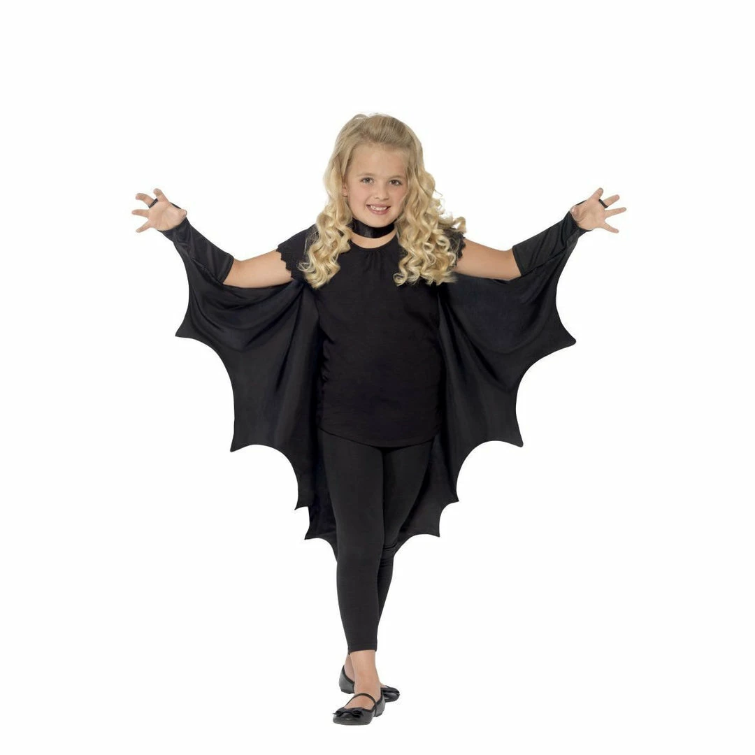 Smiffys Vampire Bat Wings - Child Girls Costumes 3 Smiffys Vampire Bat Wings - Child Girls Costumes