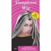Crackerjack Costume Wigsc Vampiress Streaked Black & White 60 Cm Long Wig