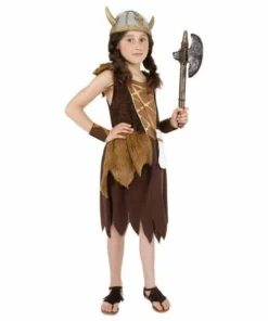 Smiffys Viking Costume - Girls