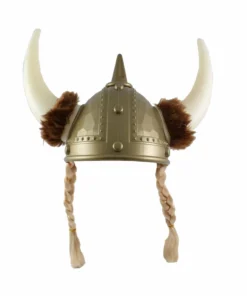 Trademart Hats & Headwear Viking Hat With Plaits