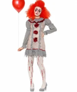 Smiffys Ladiesc Vintage Clown Lady Costume