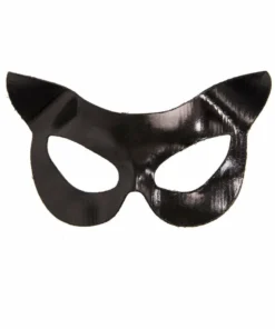 Tomfoolery Accessoriesc Black Vinyl Cat Mask - Leg Avenue