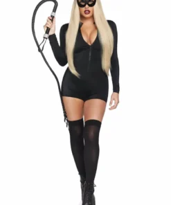 Tomfoolery Accessoriesc Black Vinyl Cat Mask - Leg Avenue