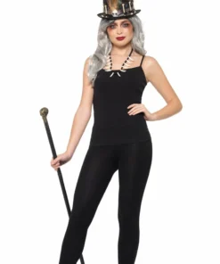 Smiffys Voodoo Kit With Feather Top Hat