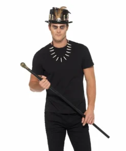 Smiffys Voodoo Kit With Feather Top Hat