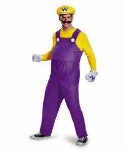 Disguise Costumes Wario Deluxe Costume For Men 1990's