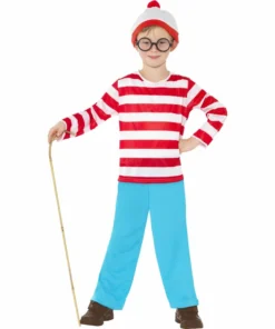 Smiffys Boys Costumes Wheres Wally Boys Costume