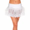 Brave N Krazy Oktoberfest White Petticoat With Lace Trim