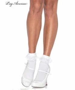 Tomfoolery 1950's Anklet With Lace Ruffle - Leg Avenue