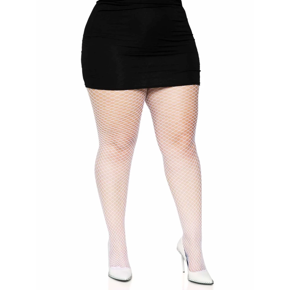 Tomfoolery Lycra Fishnet Pantyhose Plus - Leg Avenue - Assd Colours 4 Tomfoolery Lycra Fishnet Pantyhose Plus - Leg Avenue - Assd Colours