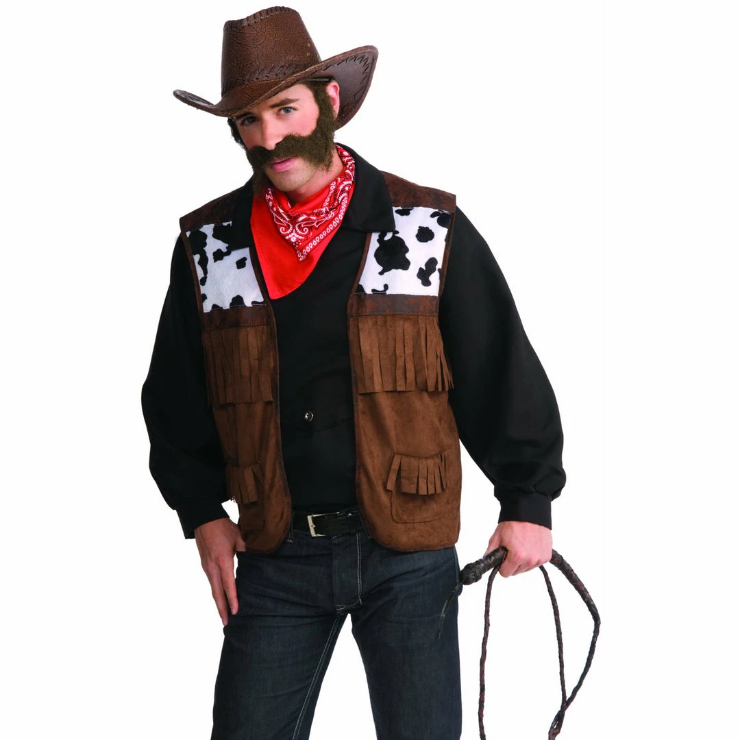 Forum Novelties Wild Western Cowboy Vest - Adult Mensc 3 Forum Novelties Wild Western Cowboy Vest - Adult Mensc