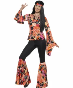 Smiffys Ladiesc Willow The Hippie Costume