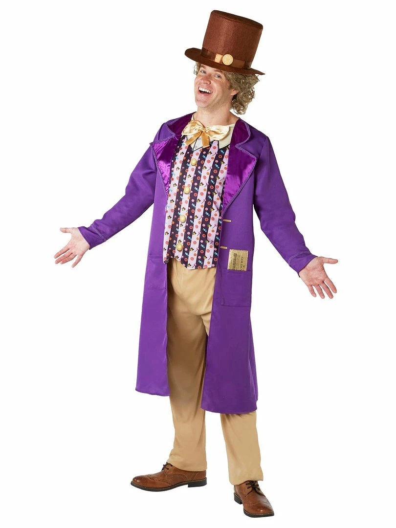 Rubie's Deerfield Mensc Willy Wonka Deluxe Costume - Adult 4 Rubie's Deerfield Mensc Willy Wonka Deluxe Costume - Adult