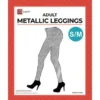 JD Party Women's Metallic Leggings - Silver Ladiesc