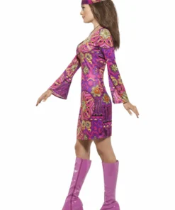 Smiffys Woodstock Hippie Ladies Costume Ladiesc