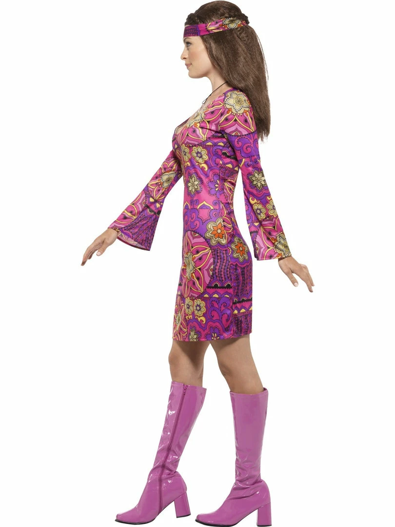 Smiffys Woodstock Hippie Ladies Costume Ladiesc 4 Smiffys Woodstock Hippie Ladies Costume Ladiesc